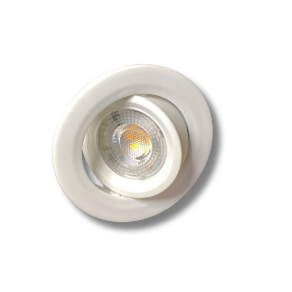 Spot Led Direcionável Redondo 3W 3000k